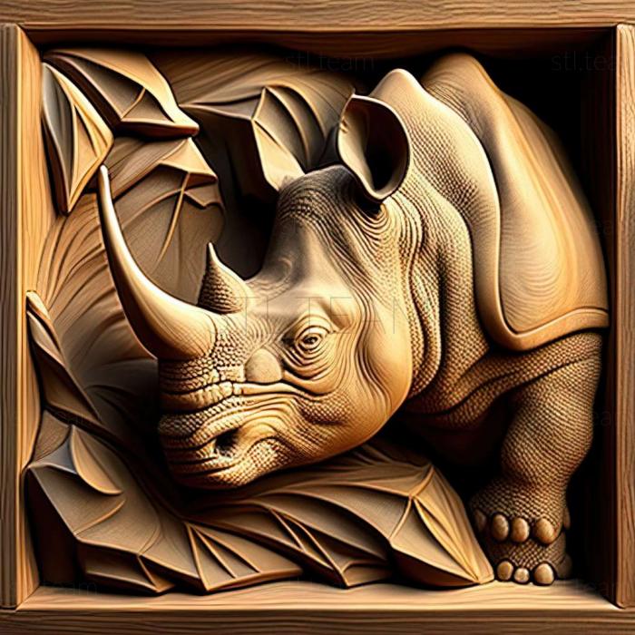 3D модель Оріктес носоріг (STL)